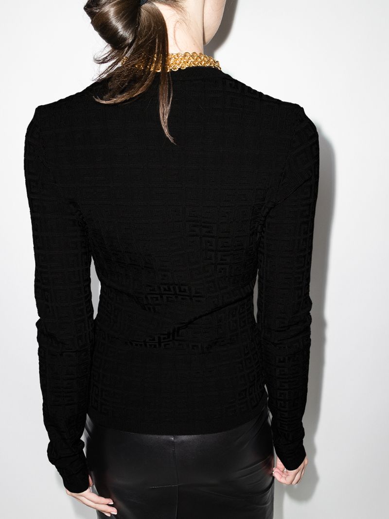 4g Pattern Crew Neck Jumper