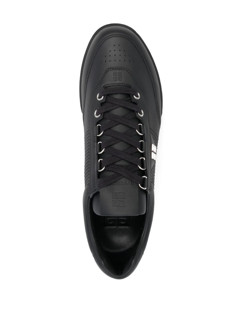 Black G4 Leather Sneakers
