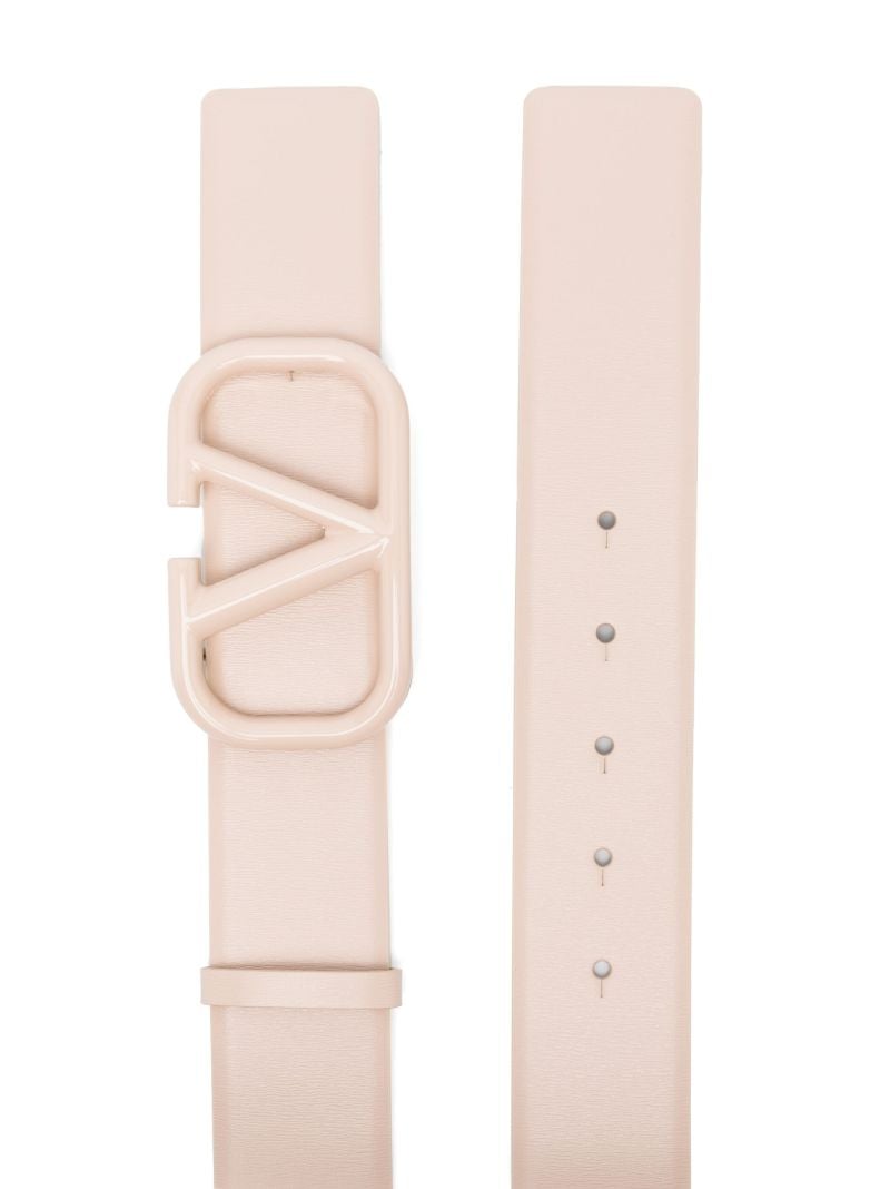Neutral Vlogo Leather Belt