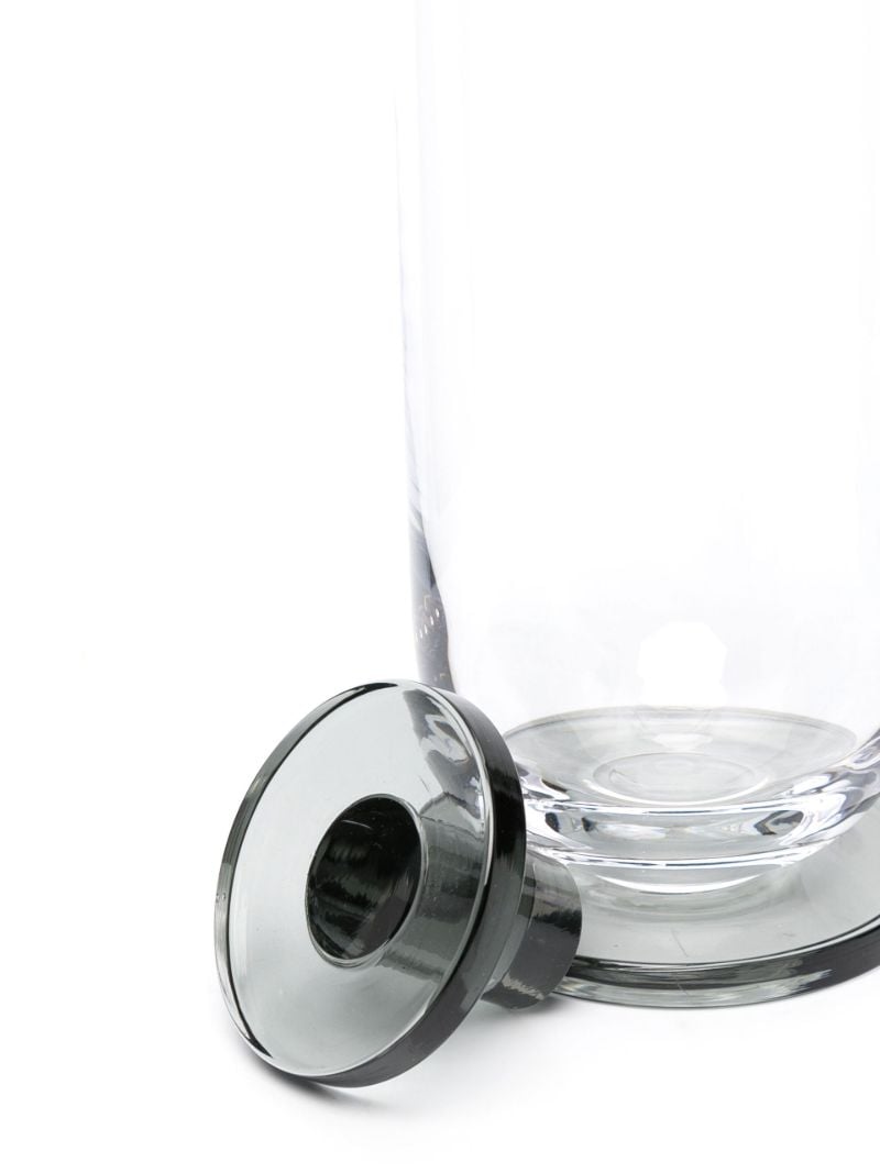 Grey Puck Glass Decanter