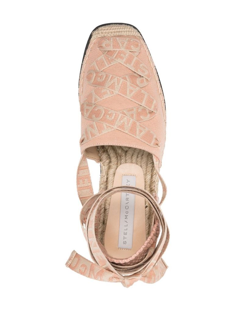 Pink Gaia 85 Platform Espadrilles