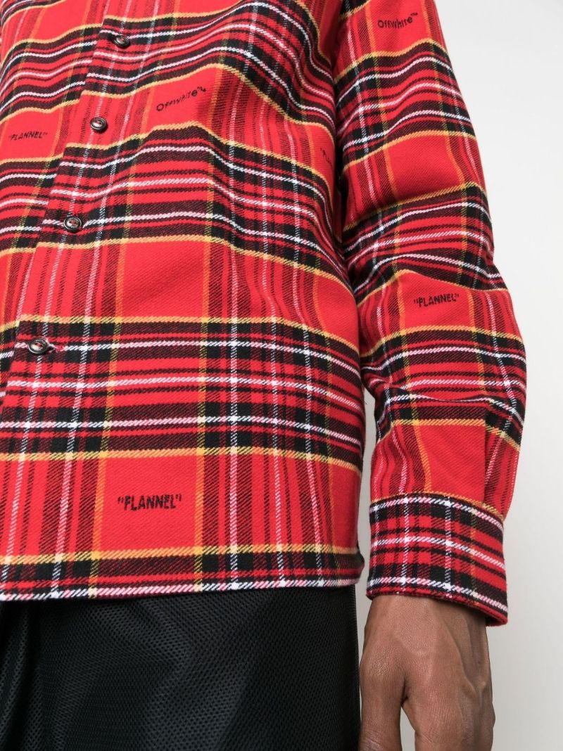 Red Plaid Flannel Shirt