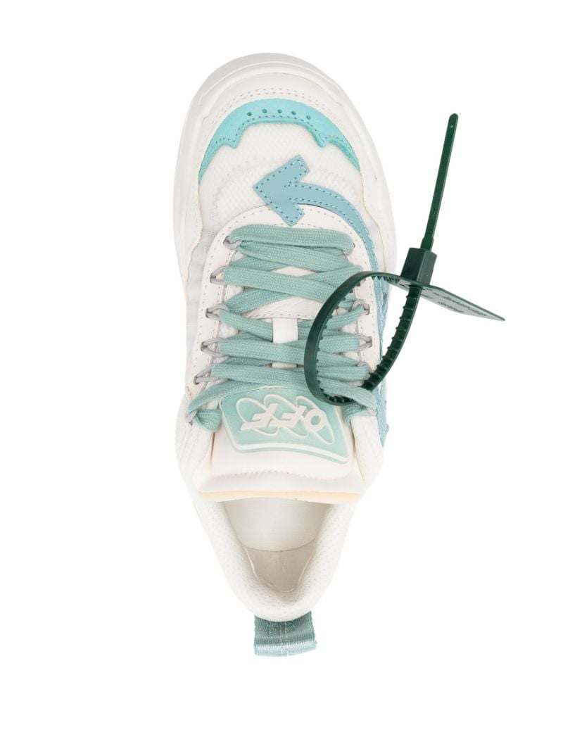 White Odsy-1000 Panelled Trainers