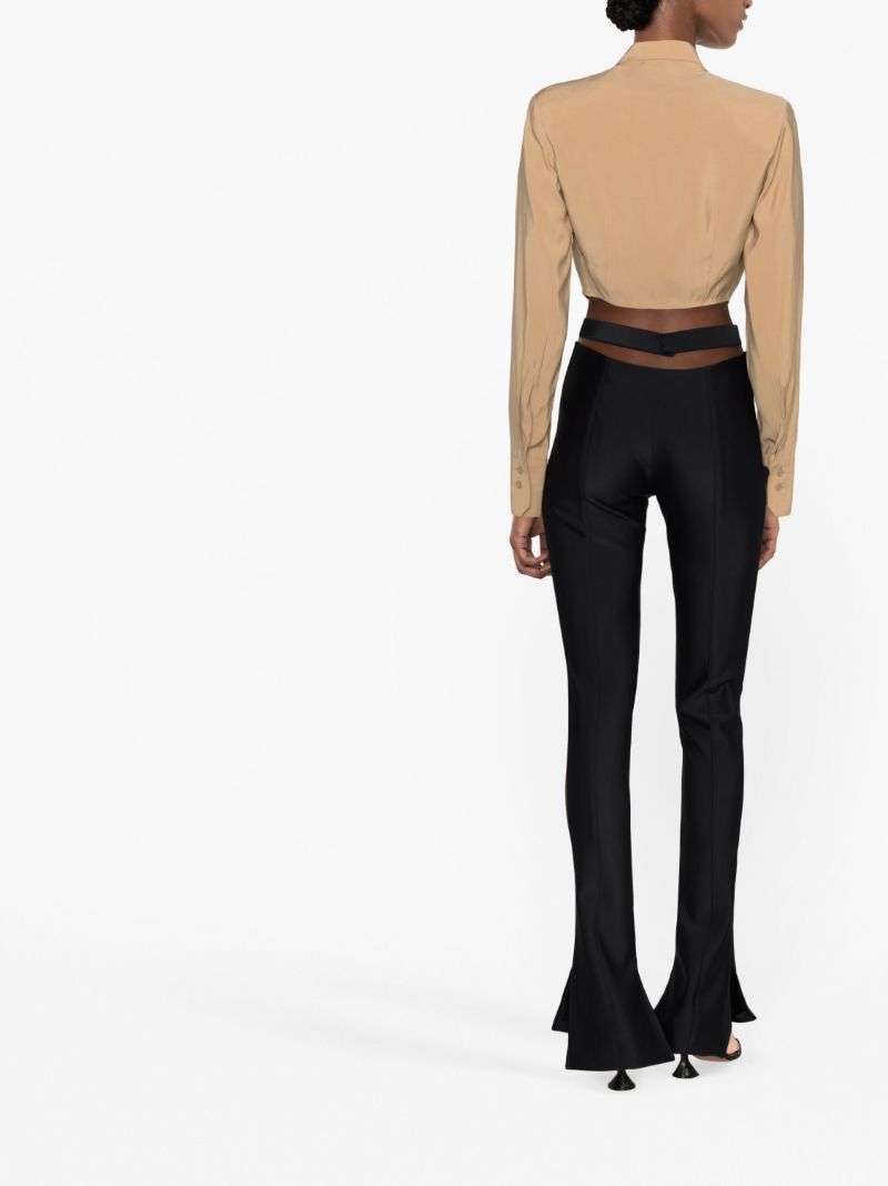 Neutral Cropped Shirt