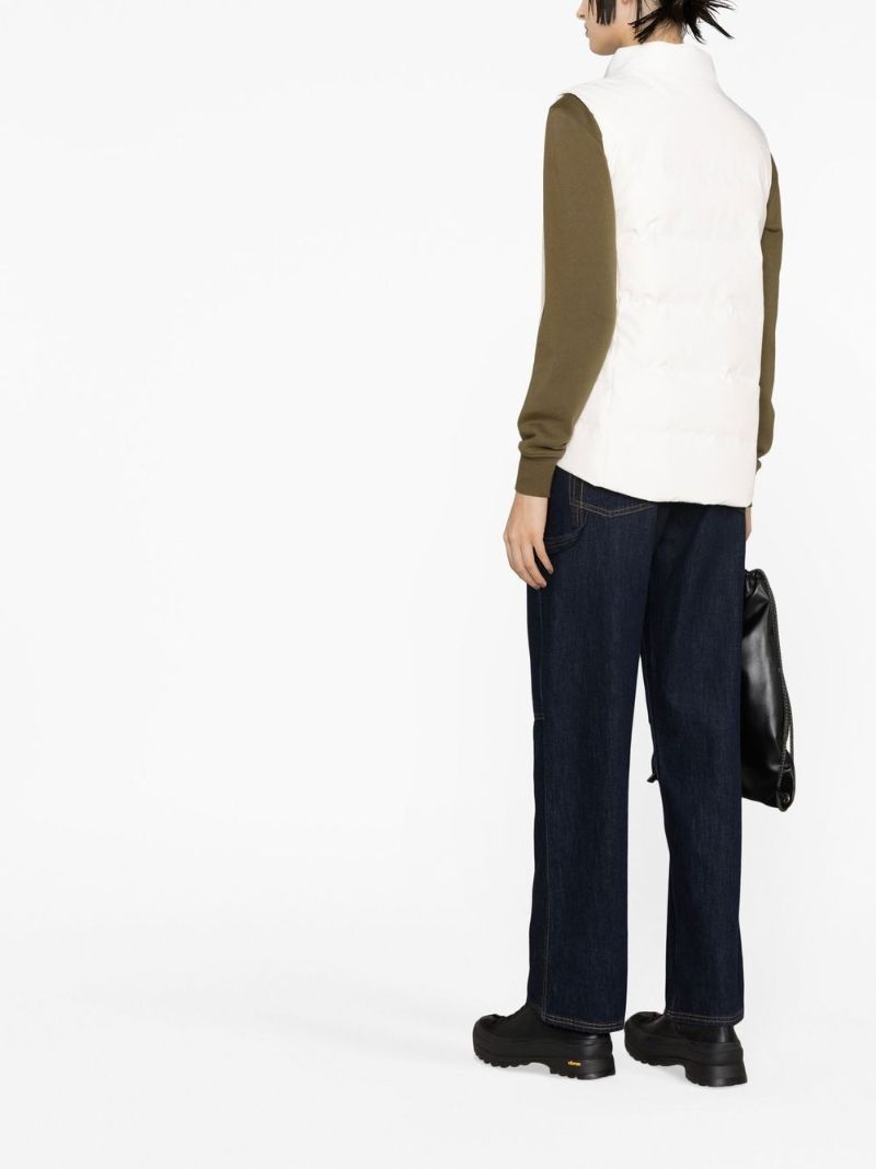 White Freestyle Padded Gilet