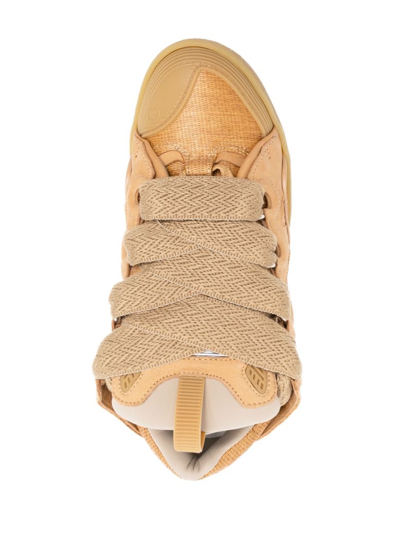 Brown Curb Low-top Sneakers
