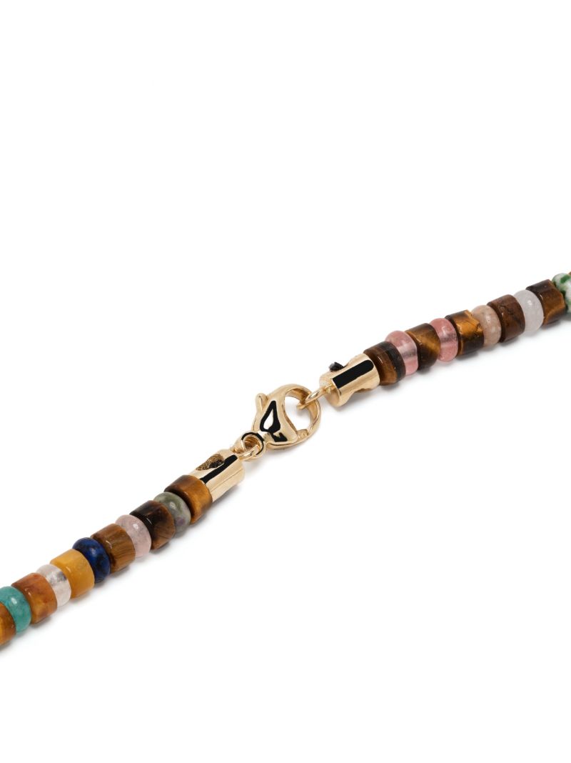 14k Yellow Gold Shield Necklace
