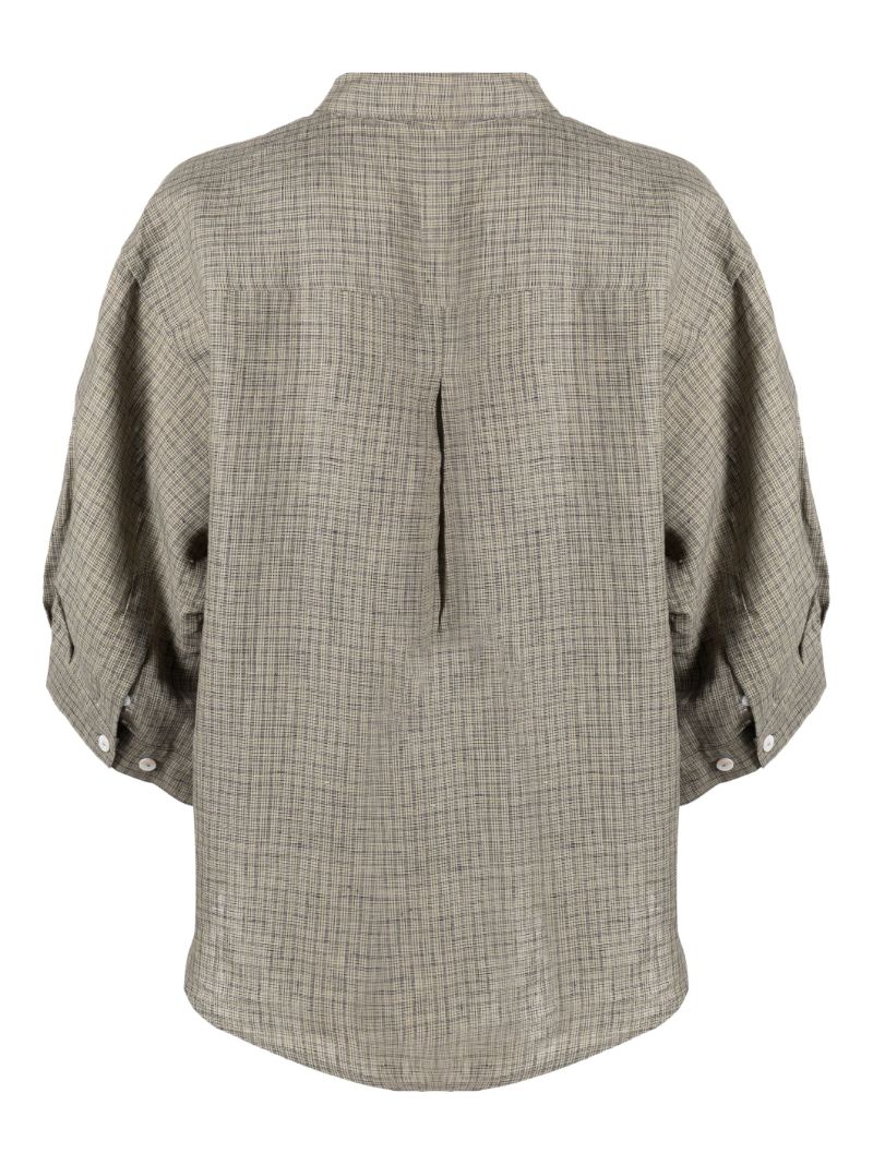 Neutral 03 Check Linen Pyjamas