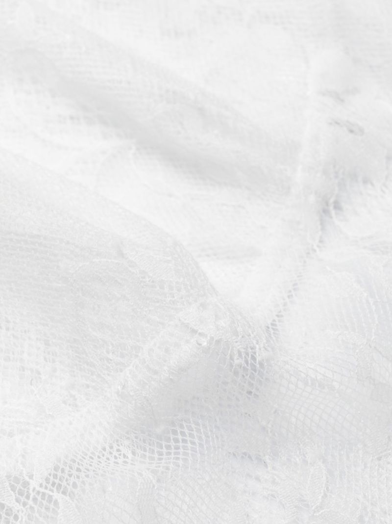White Lace Maxi Night Dress