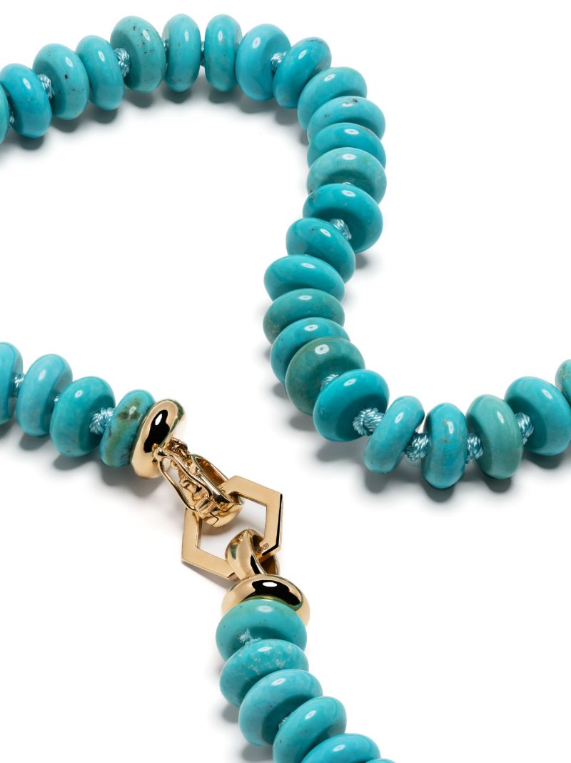 Blue Bead Detail Necklace