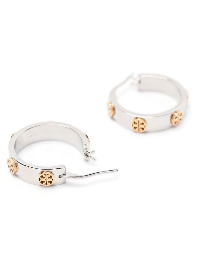 Silver-tone Miller Hoop Earrings