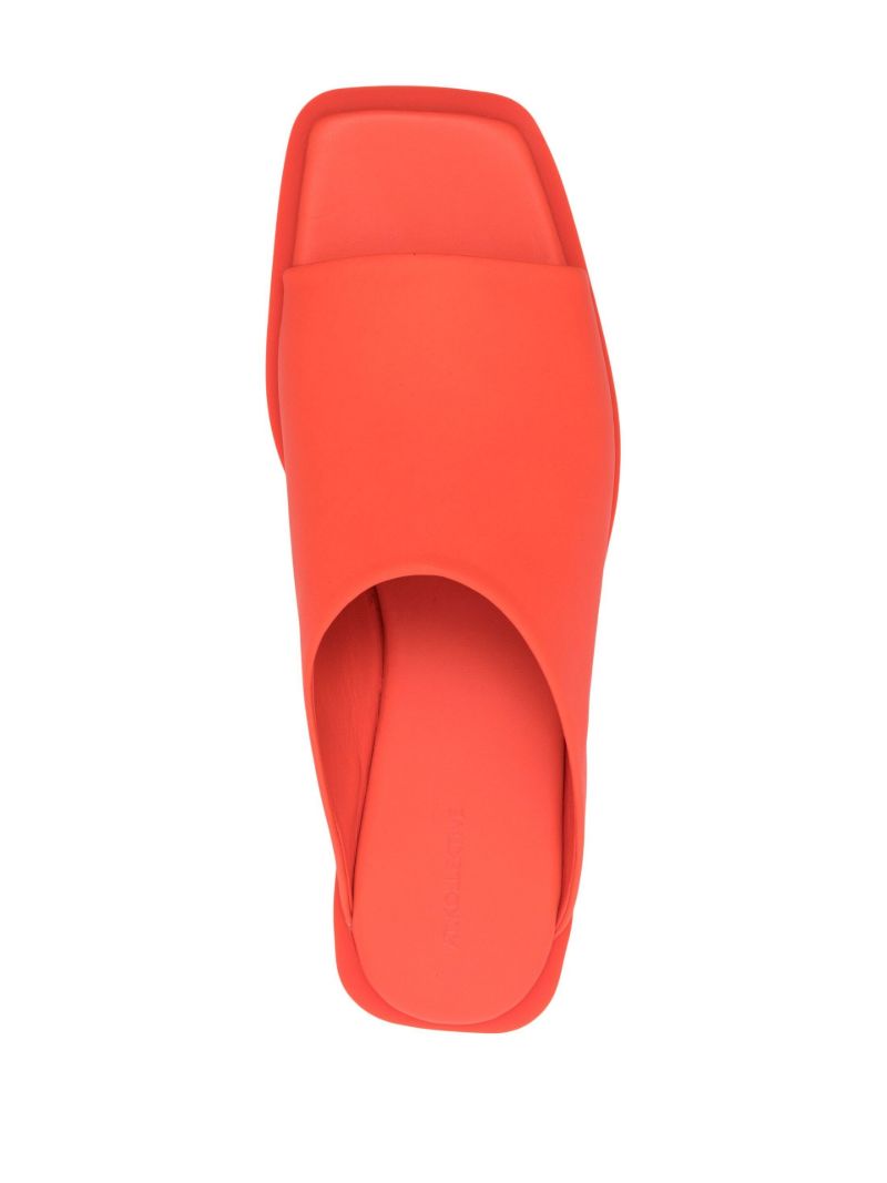 X Bianca Saunders Red Morant Slides