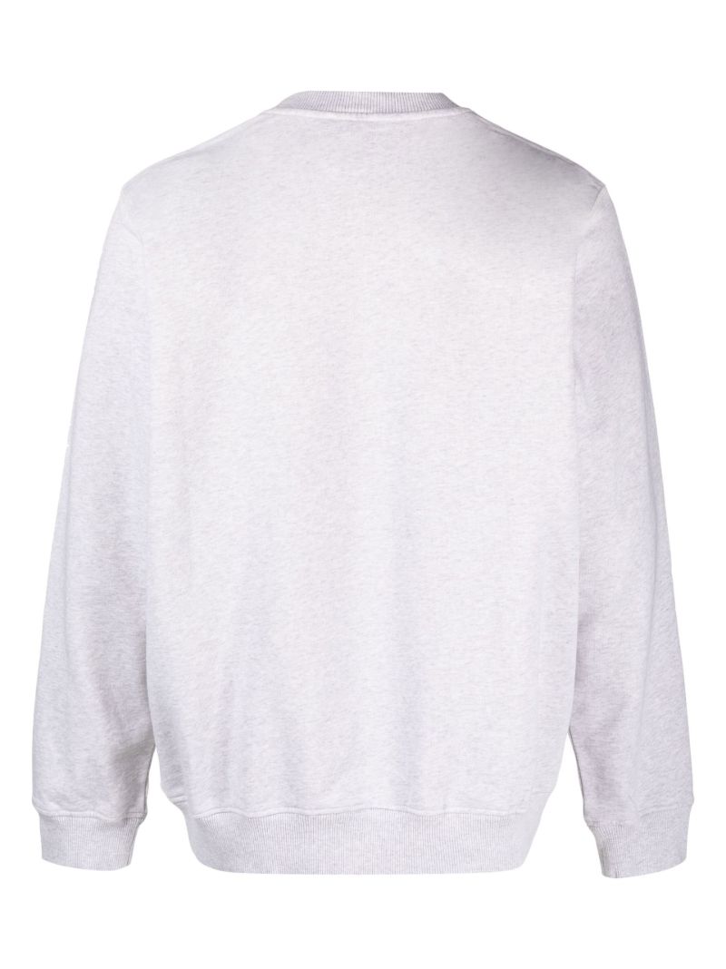 Grey School of Beautiful Embroidered Sweatshirt