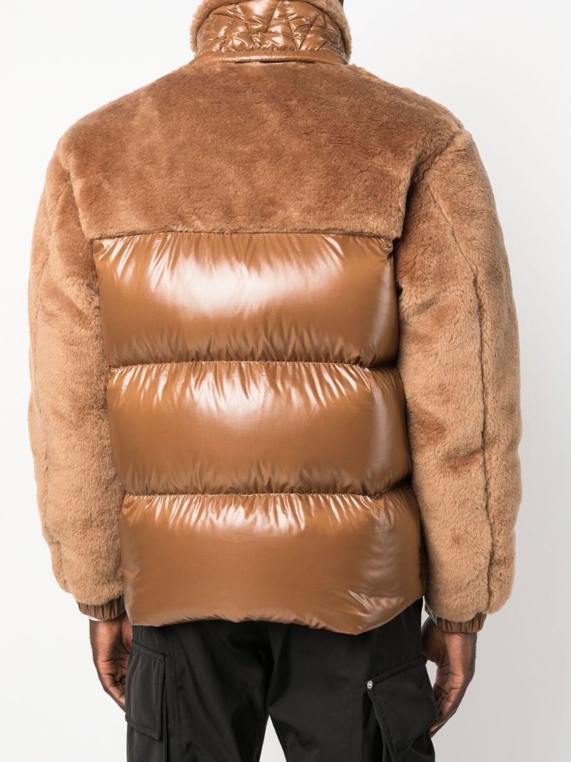 Brown Thymelee Short Padded Jacket