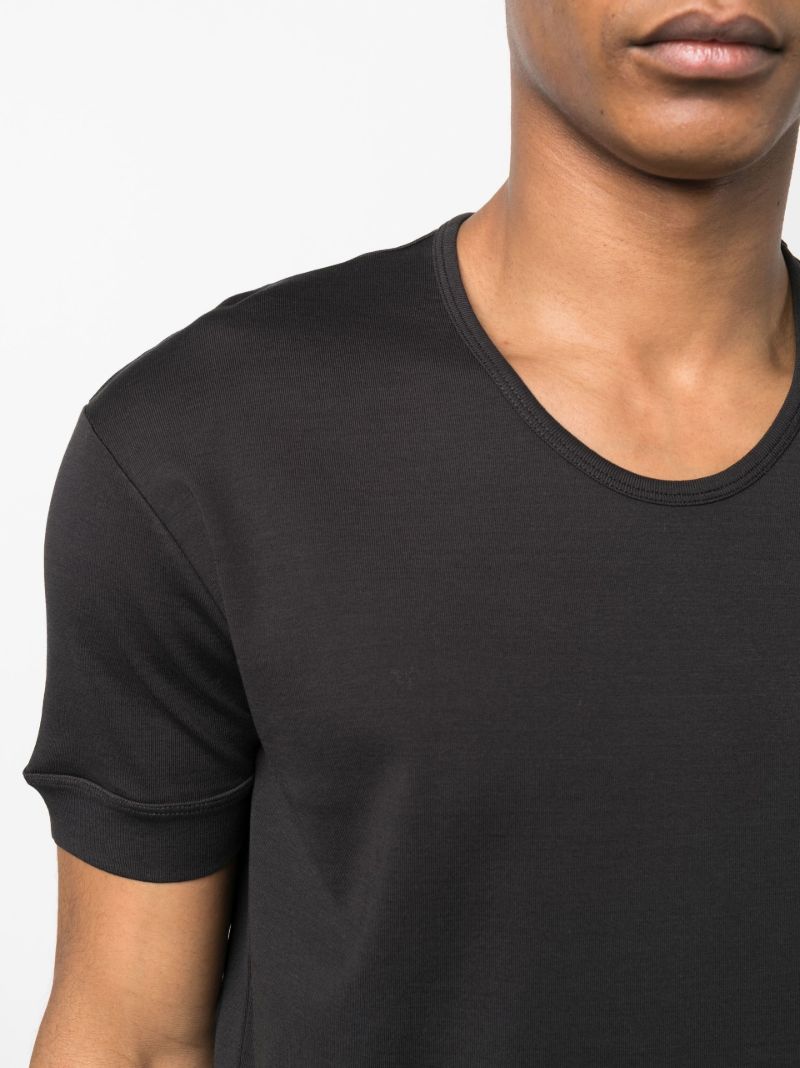 Black Short-sleeve Cotton T-shirt