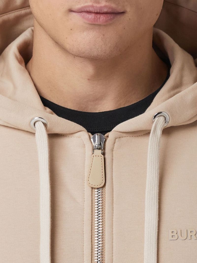 Neutral Logo Drawstring Hoodie