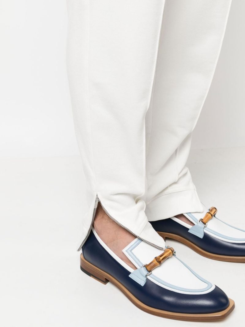 White Drawstring Track Pants
