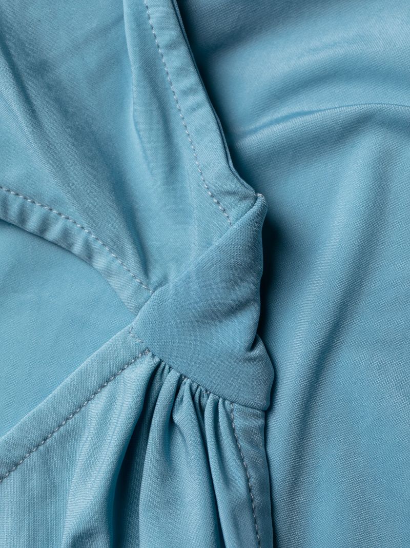 Blue Gesine Cropped Top