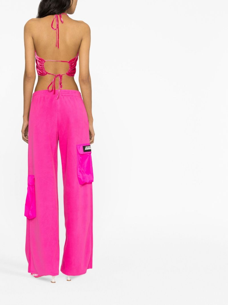 Pink Tamsin Velvet Top