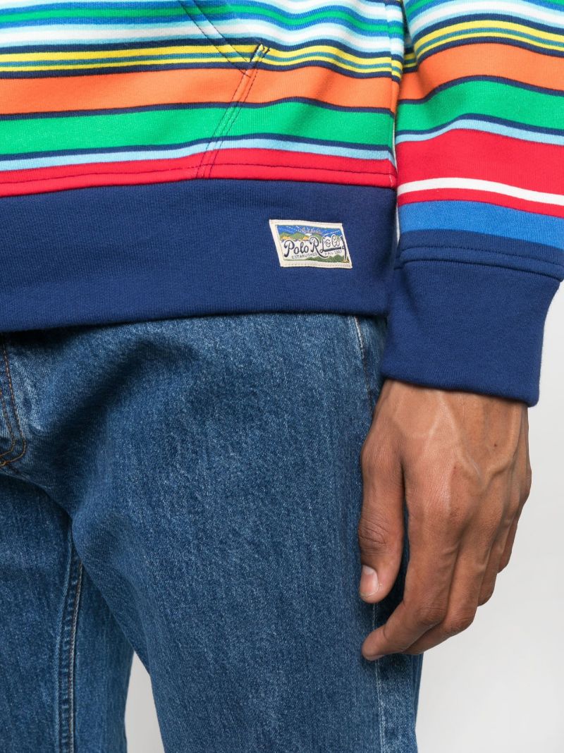 Blue Drawstring Hoodie