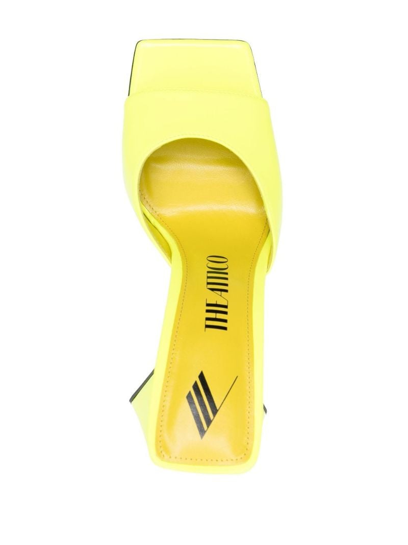 Yellow Devon 115 Leather Mules