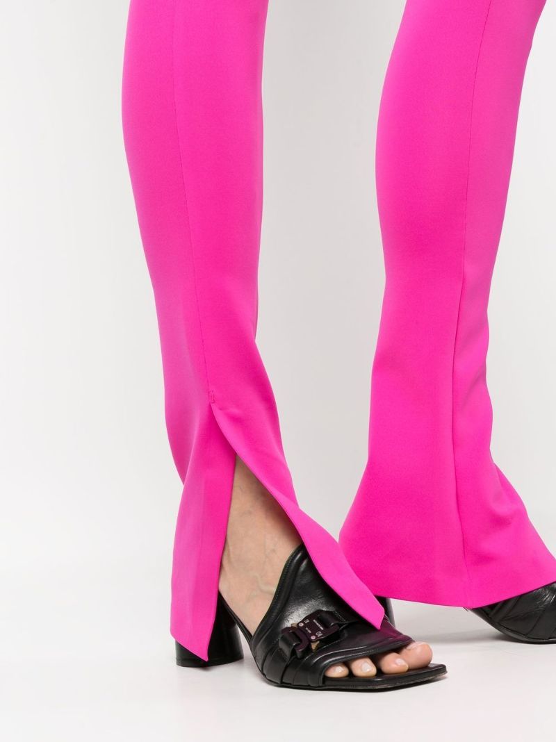 Pink Split-hem Leggings
