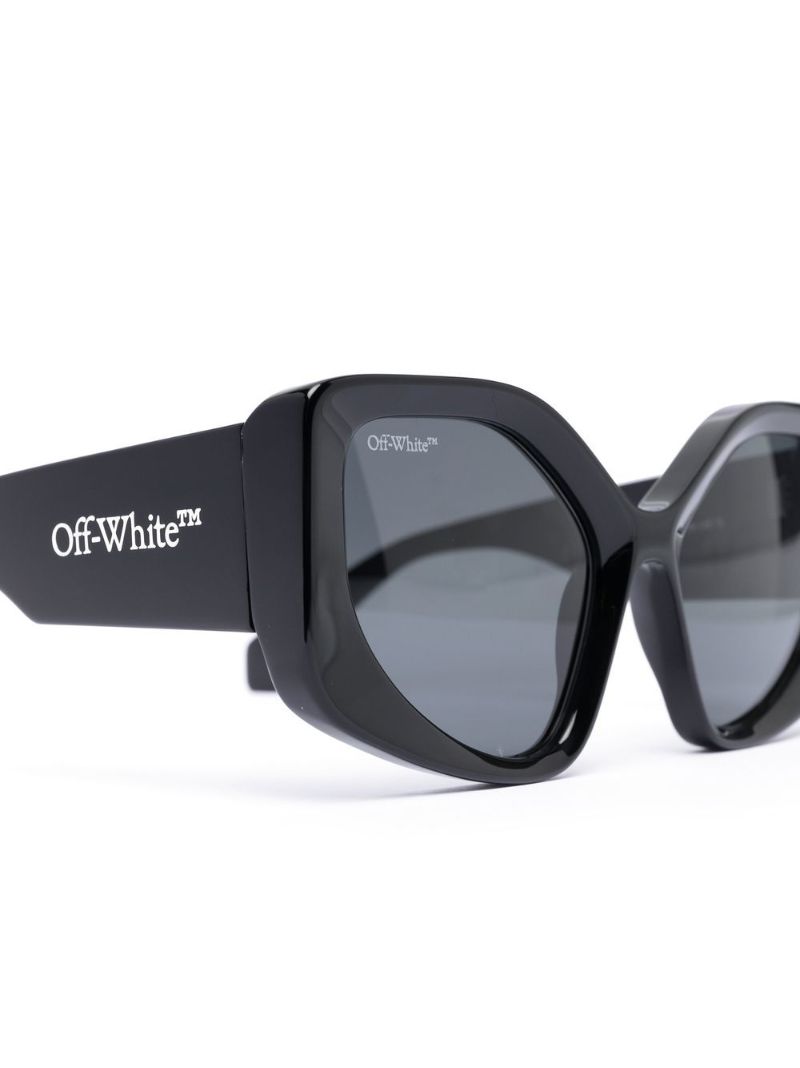 Black Denver Sculptural Frames Sunglasess