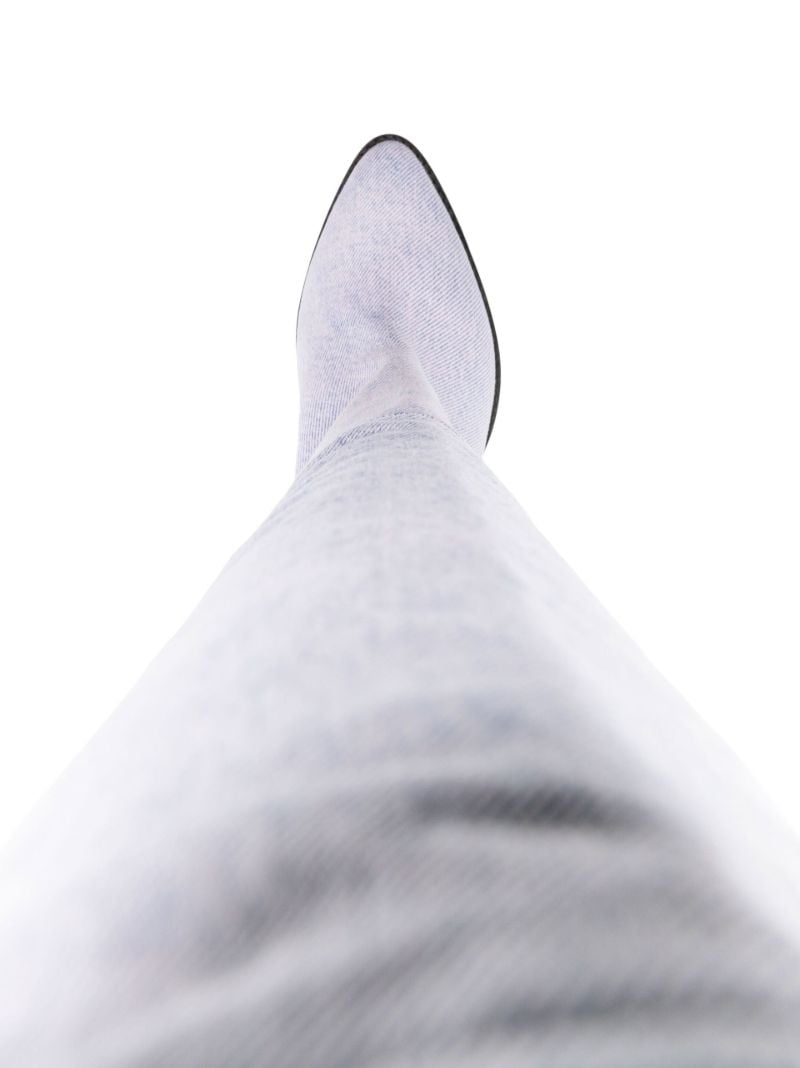 Purple Ririo 90 Suede Knee-high Boots