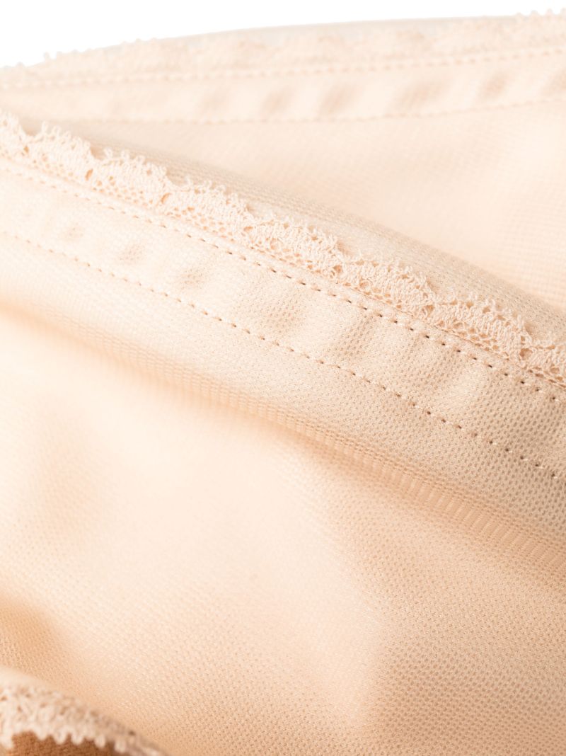 Beige Strap Detail Bra