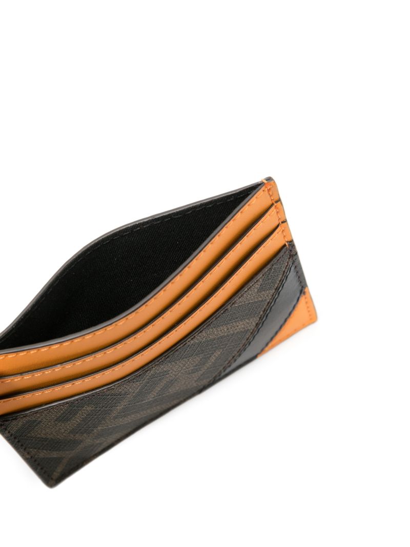 Brown Ff Diagonal Card Holder