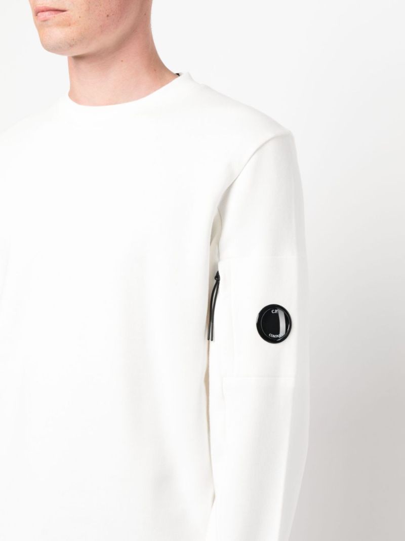 Neutral Lens Pocket Cotton Sweatshirt