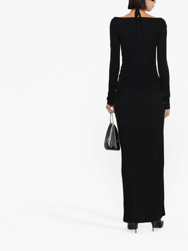 Black Mobius Maxi Dress