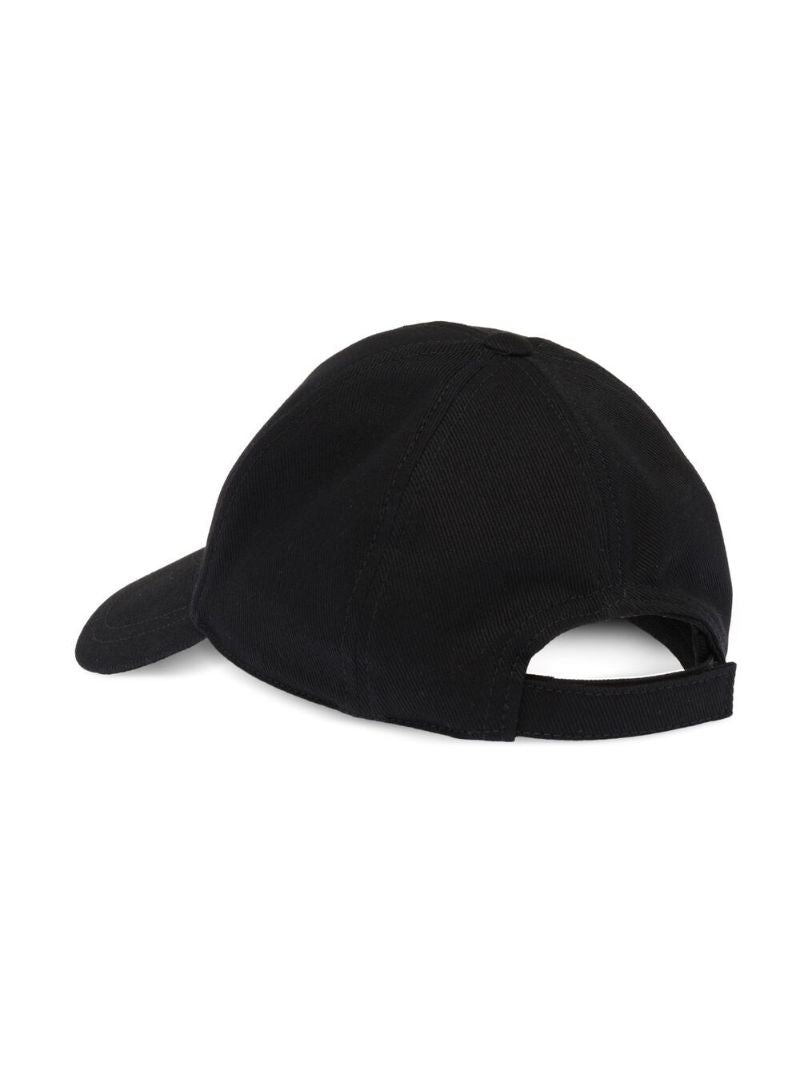 Black Drill Logo Embroidery Cap