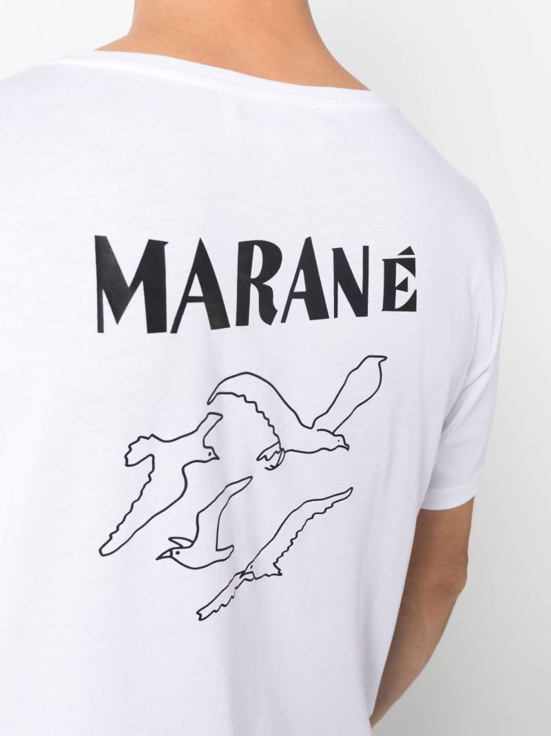 White Rocha Graphic Print T-shirt
