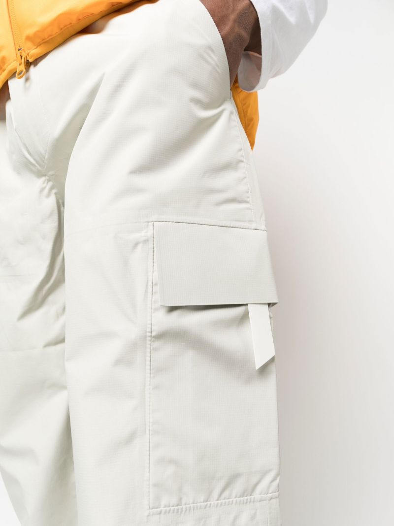 White Giske Tech Straight Leg Trousers