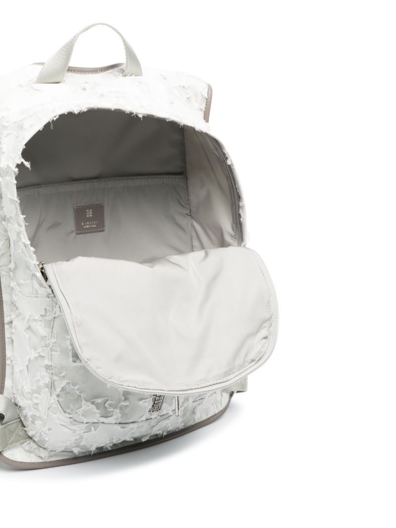 Grey G Zip Backpack