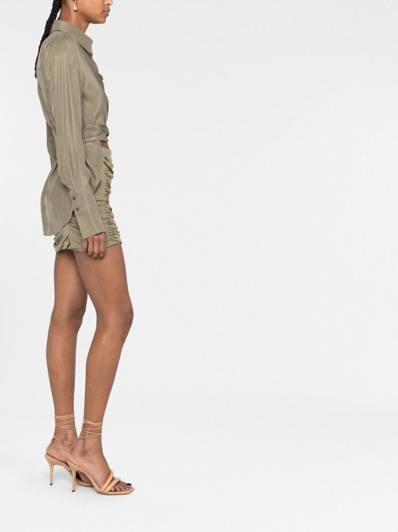 Green Sabinas Silk Shirt