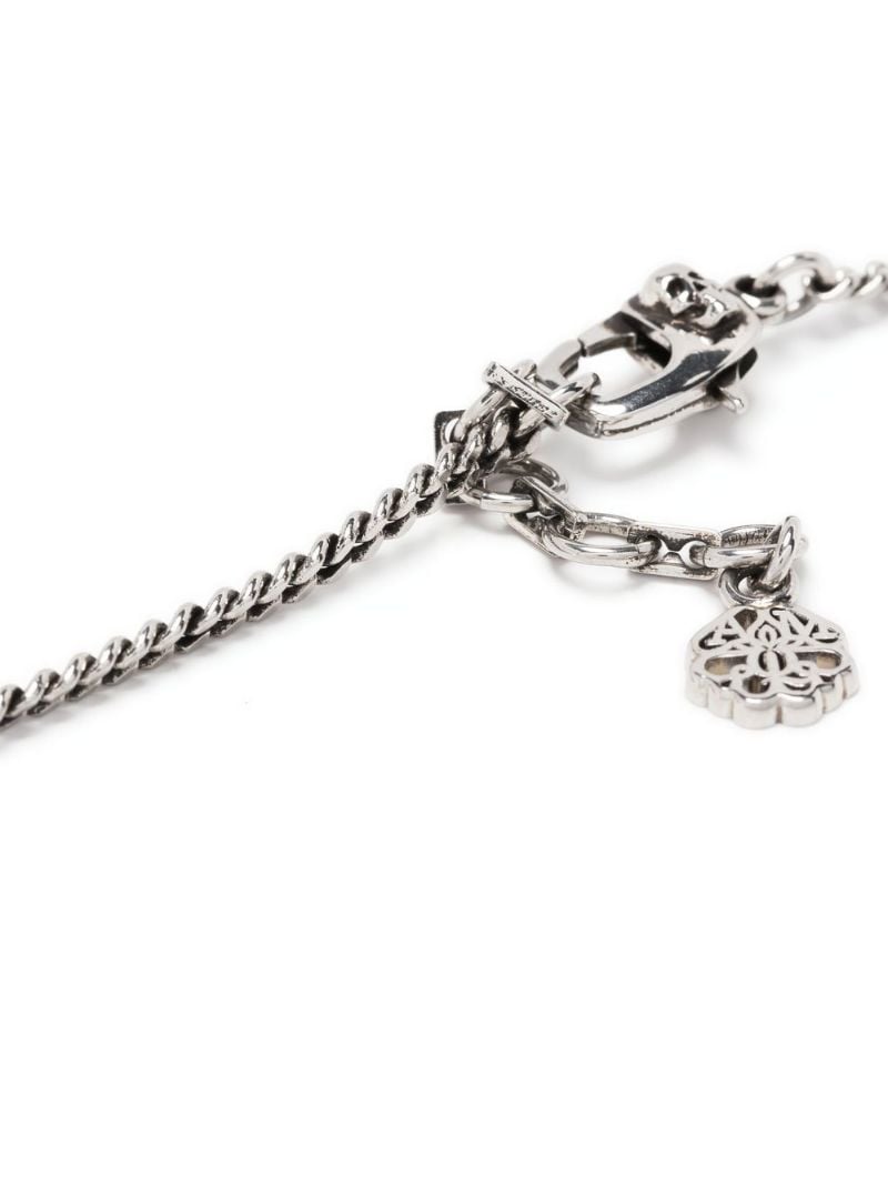 Silver-tone Skull Necklace
