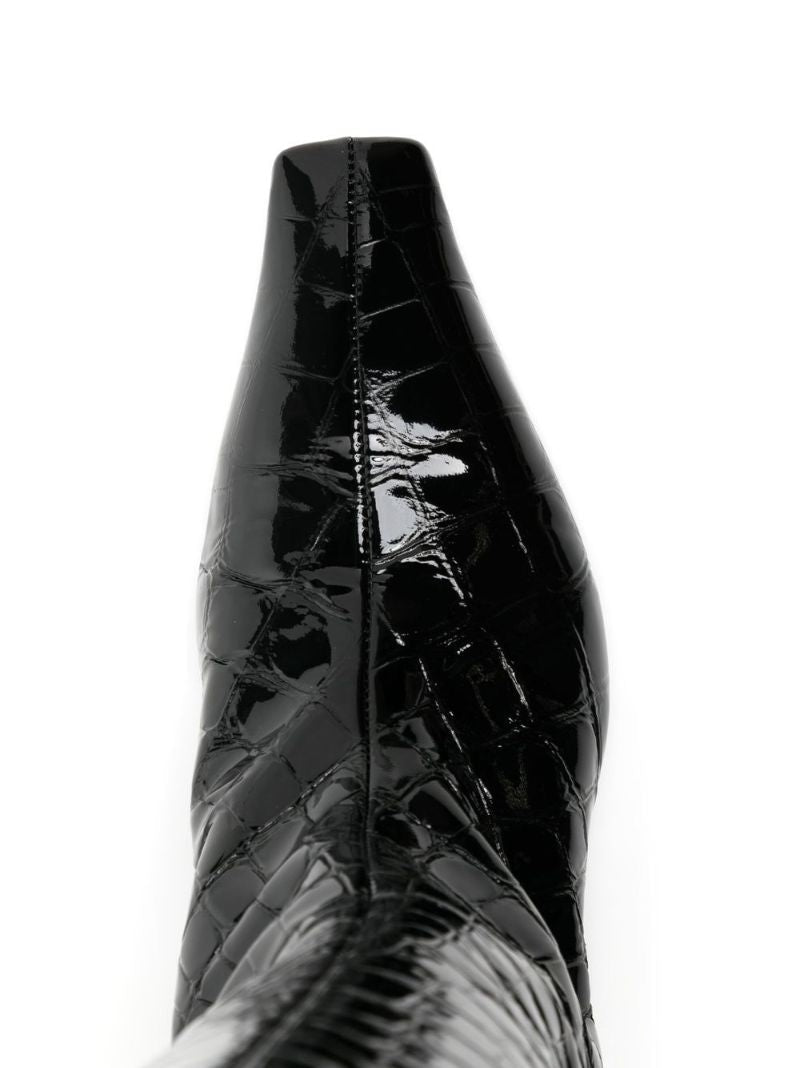 Black the Davis 50 Leather Knee-high Boots
