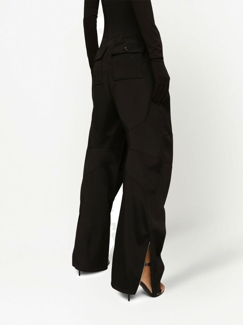 Black Number-patch Strapless Jumpsuit