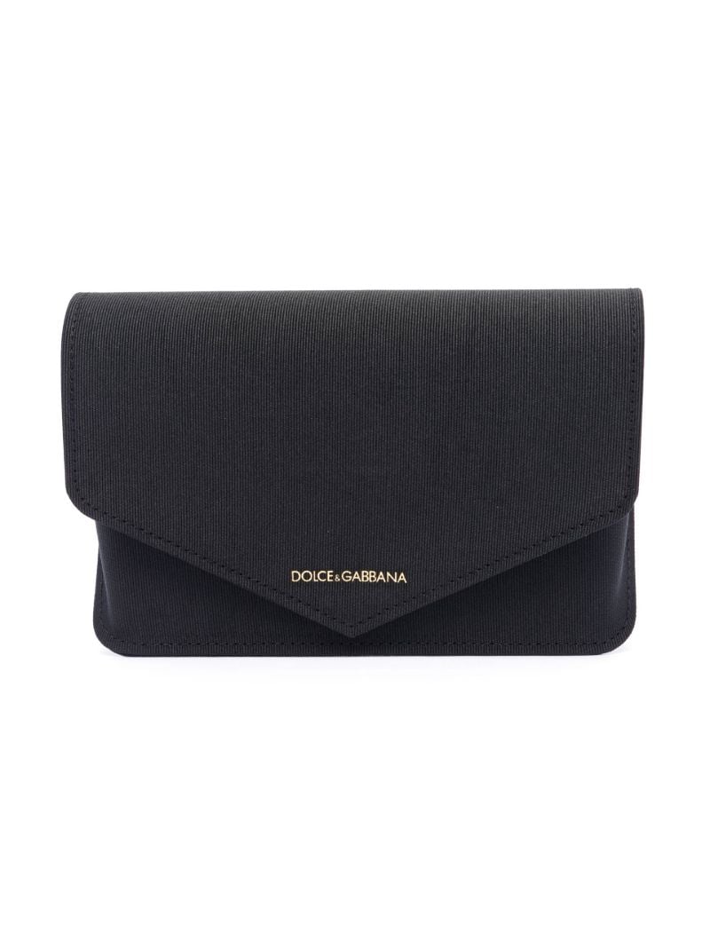 Black Logo Plaque Sunglasses