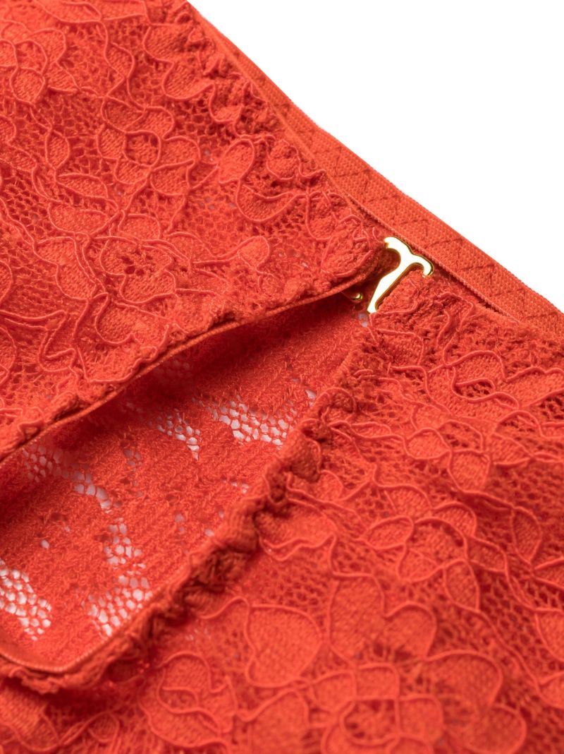 Orange Ardeur Lace Briefs