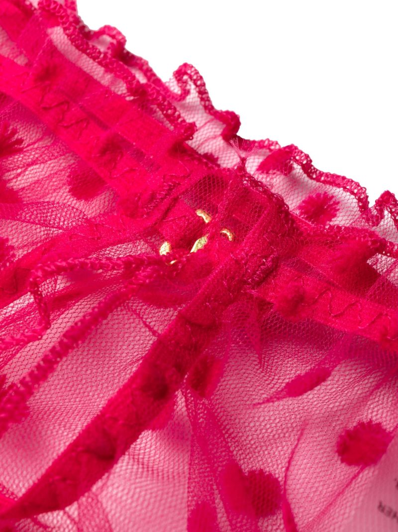 Pink Framboise Ruffled Briefs