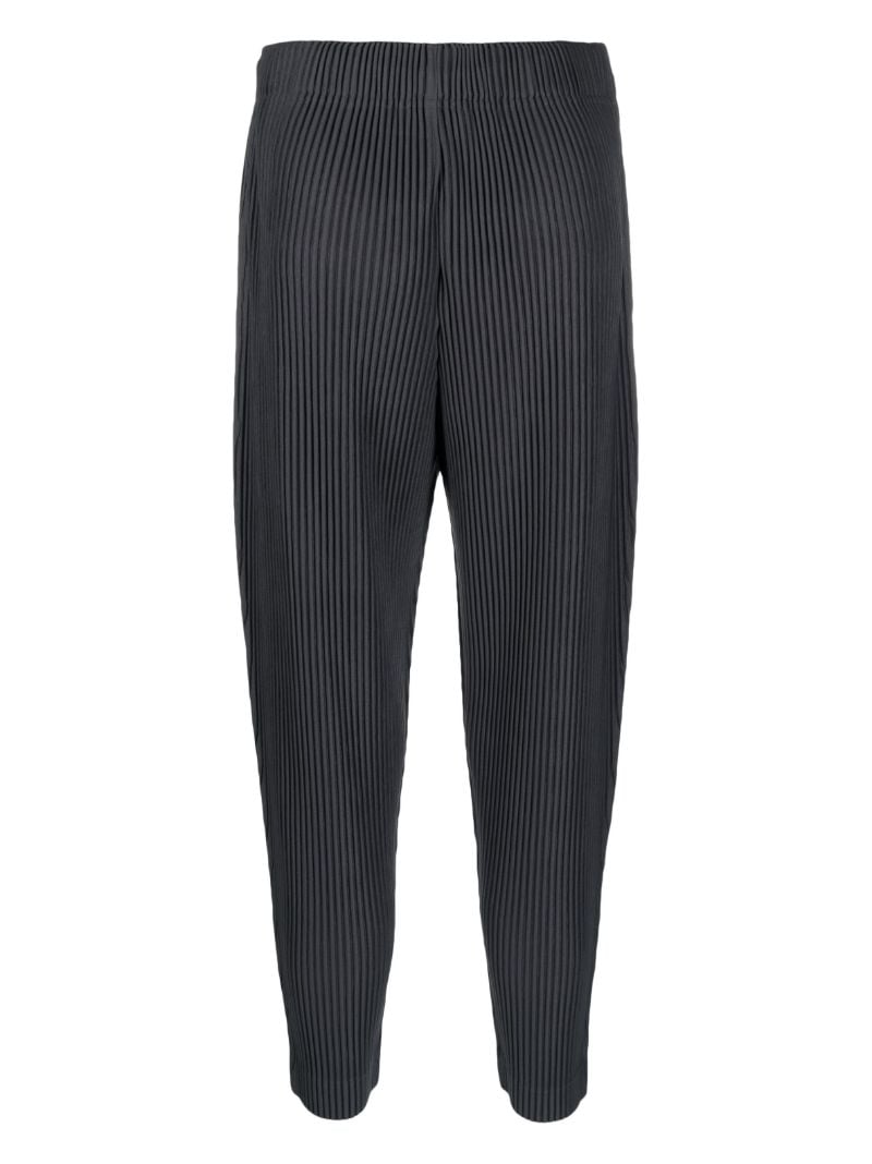 Grey Mc April Pleated Tapered Trousers