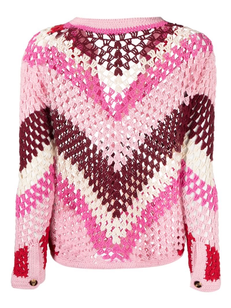 Pink Missi Crochet Sweater