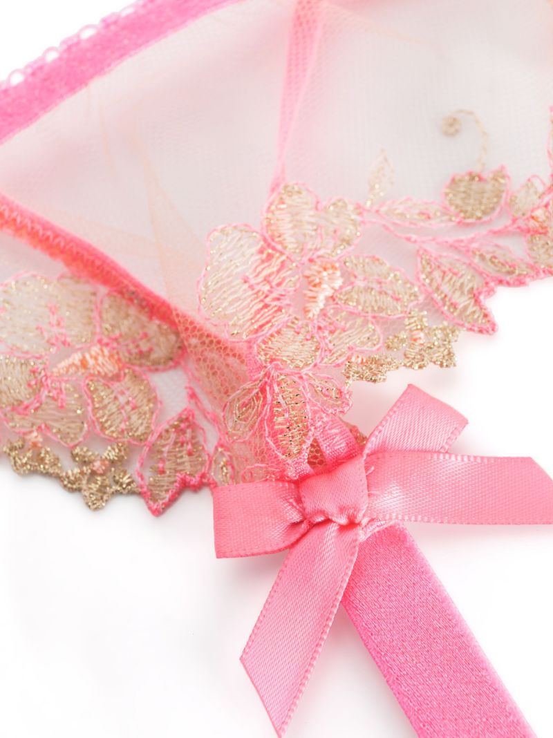 Pink Tessy Suspender