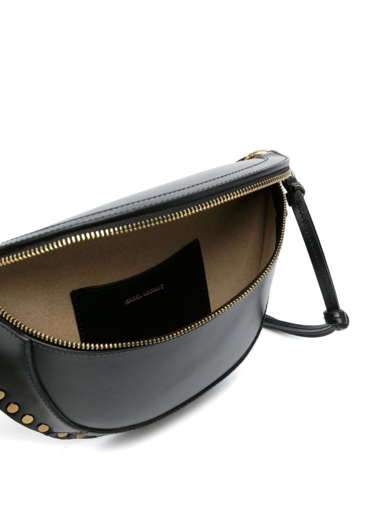 Black Skano Leather Belt Bag
