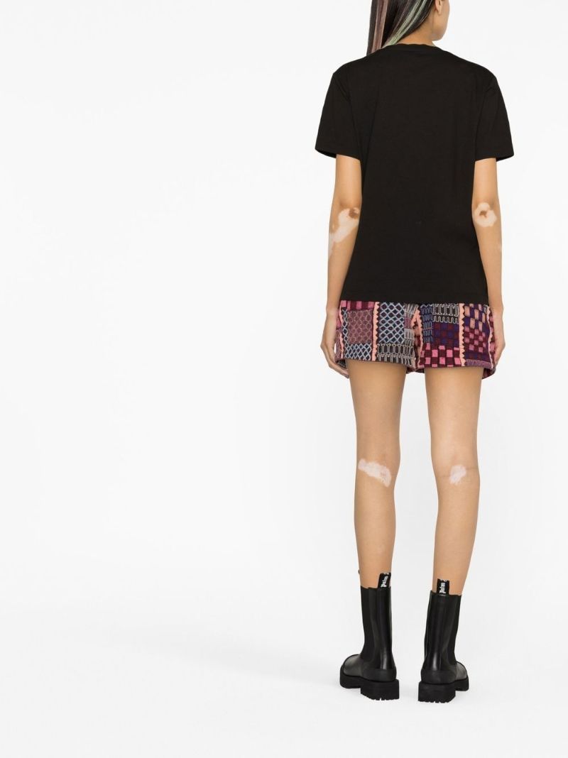 Black Logo Print T-shirt
