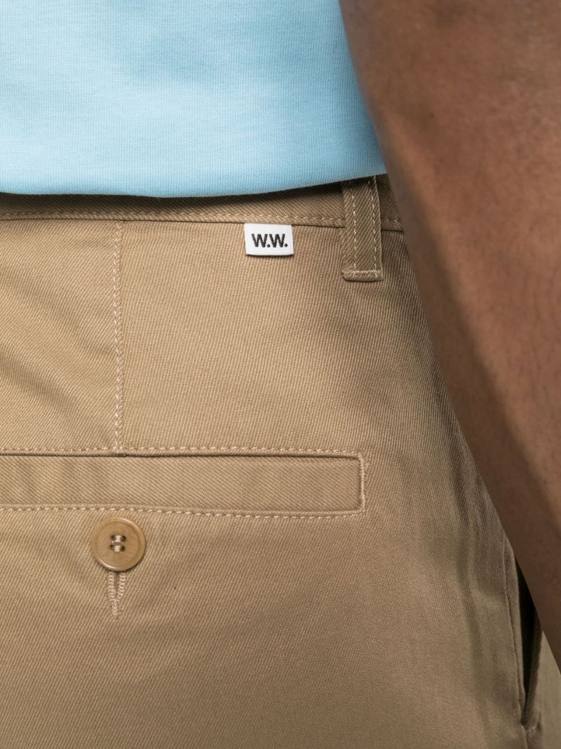Beige Stefan Straight-leg Trousers