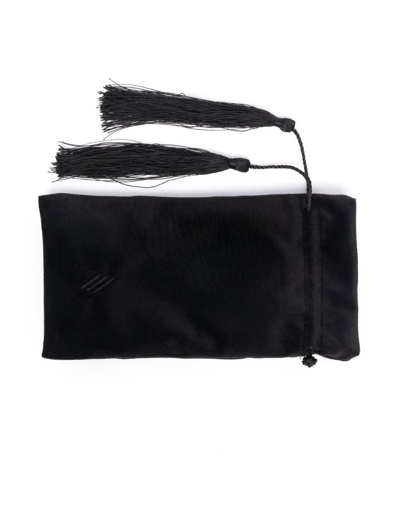 X the Attico Black Dora Cat Eye Sunglasses